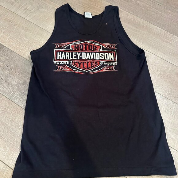HARLEY DAVIDSON UNISEX TANK TOP SHIRT MEDIUM SIMI DALLEY CALIFORNIA - Picture 1 of 9